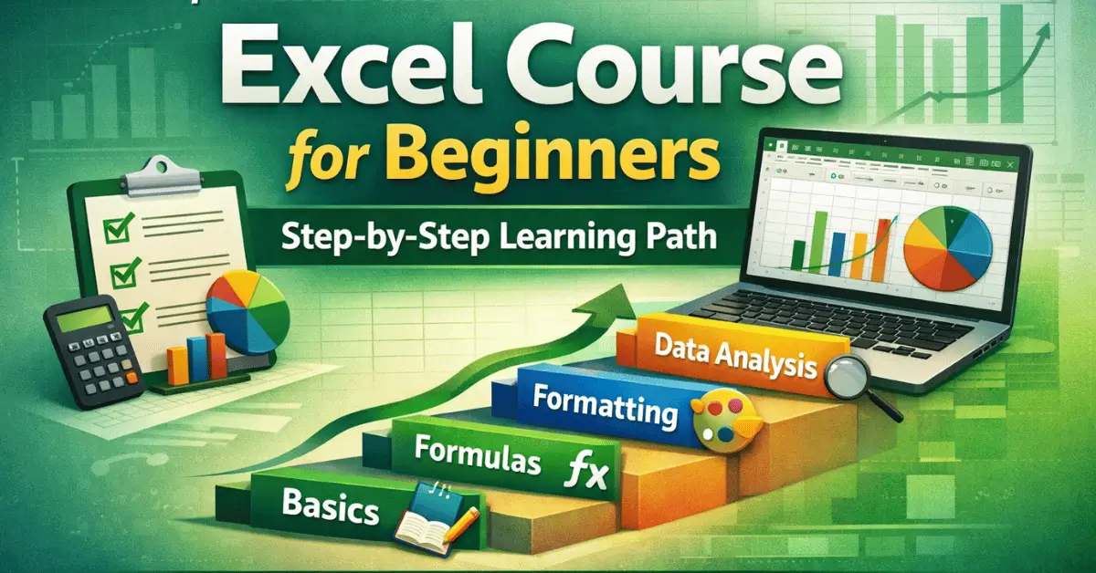 Excel Course for Beginners: Step-by-Step Learning Path