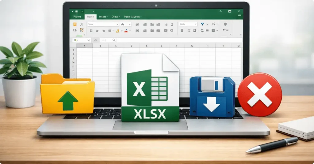 how to open save and close excel files properly for beginners.